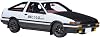 AUTOart 118 Toyota Sprinter, Torino AE86, Initial D, Project D, Final Version Complete Product