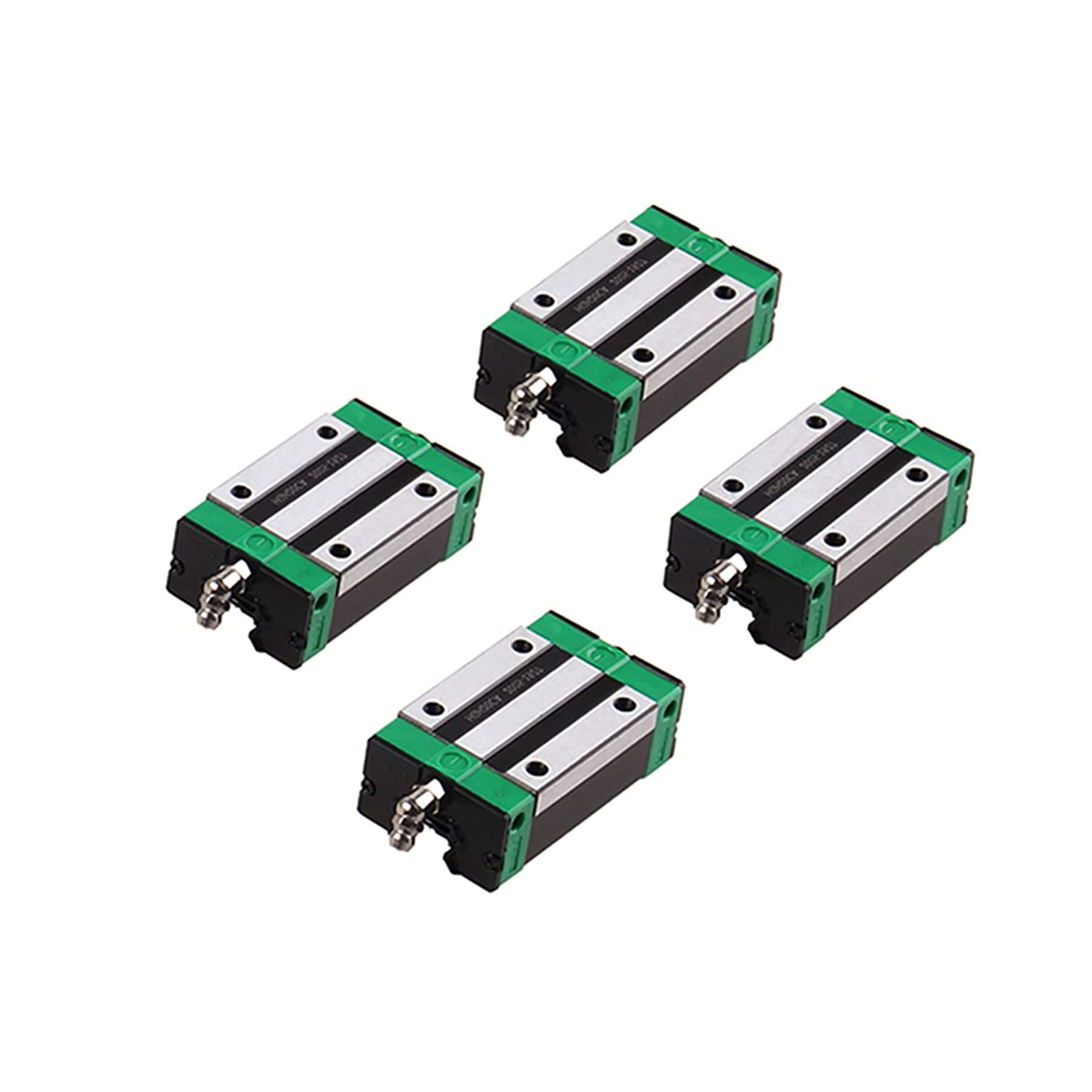Guida lineare 2 pezzi HGR20 600 mm binario lineare con 4 blocchi scorrevoli HGH20CA per stampanti 3D, macchina CNC, dispositivi elettrici, macchine mediche