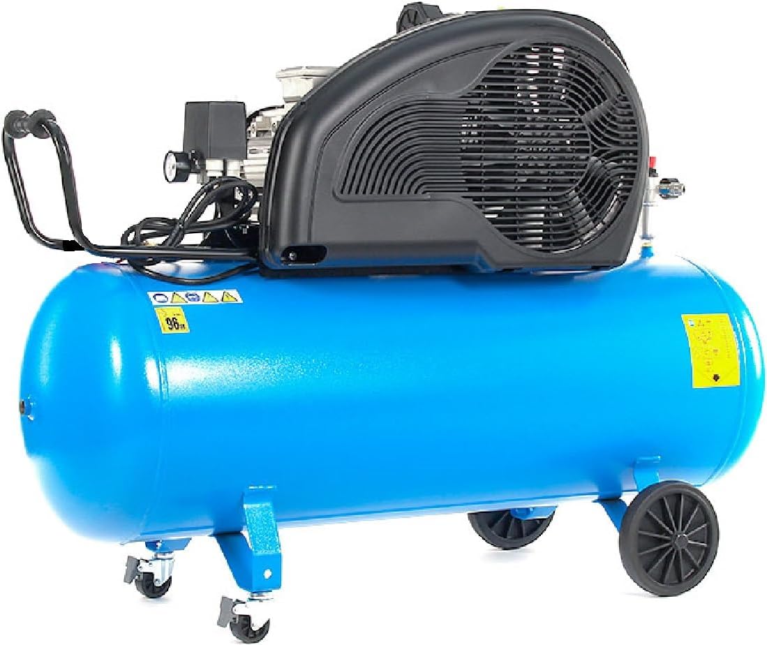 Compressor Rear View ABAC EXP A49B 200 CM3 Single-Phase Bistadio 3 HP 200 Litre Air ...