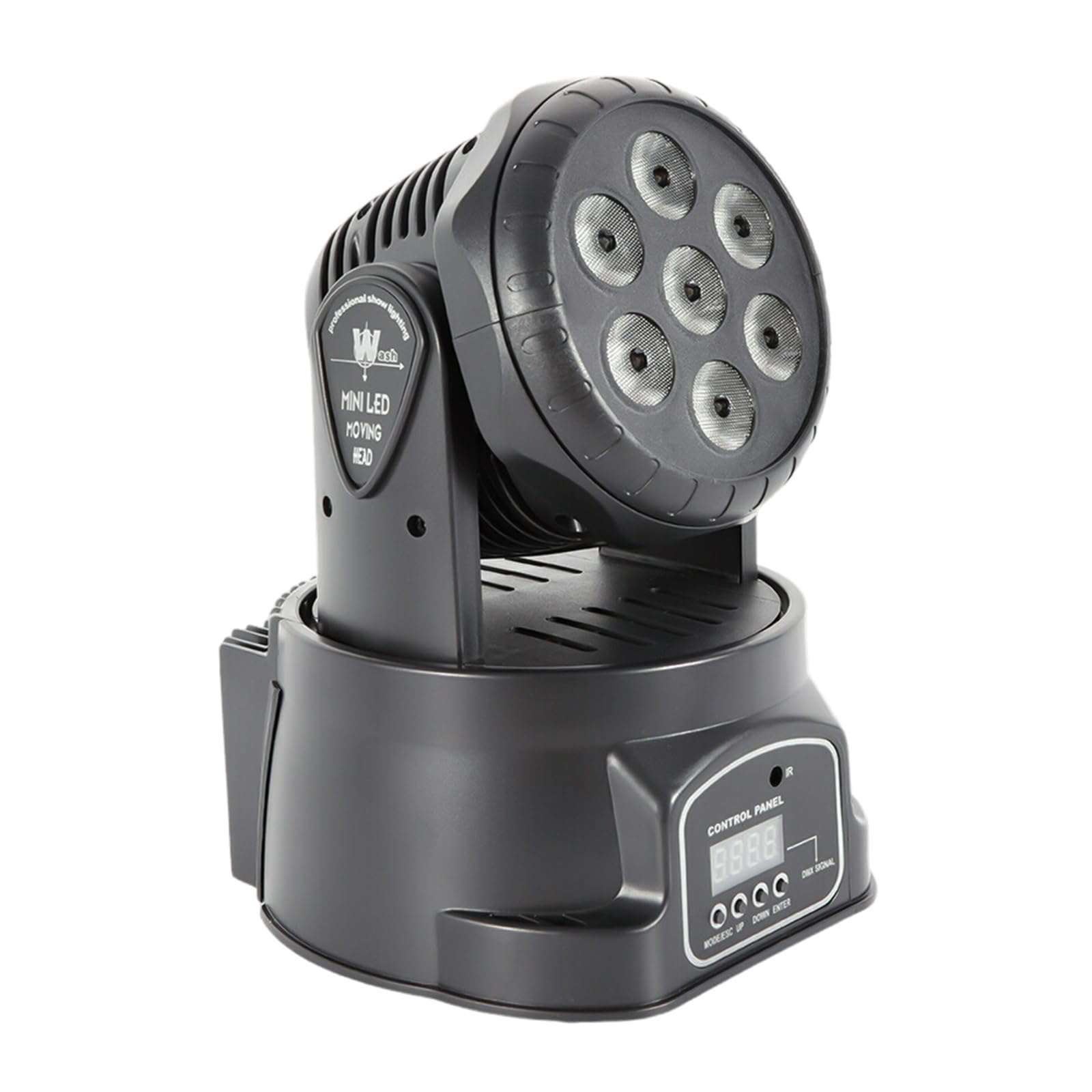 DMX Moving Head LED, Bühnenlicht Beam Moving Head LED Disco Licht Spot mit Fernbedienung, Strobe Beleuchtung Effekt für Disco, Bar, Club, Hochzeit Party Lichtshow