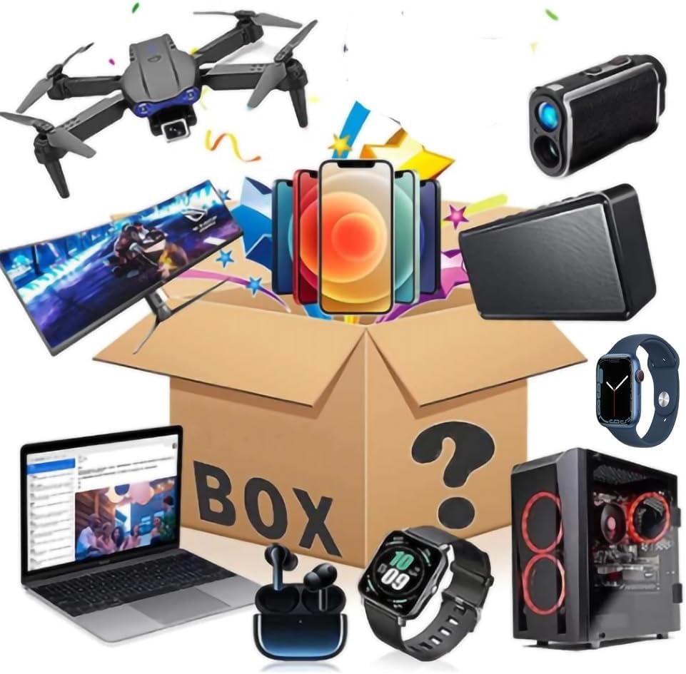 Genérico Un Juego de 5-40 Multimedia,Paletas de Paquetes no reclamadas, Productos Mixtos, Cajas de Regalo Primeday MAX09