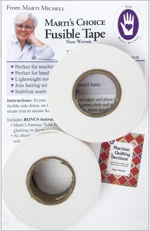 Marti Michell Marti's Choice Fusible Tape 1" X30yd - 2/Pkg