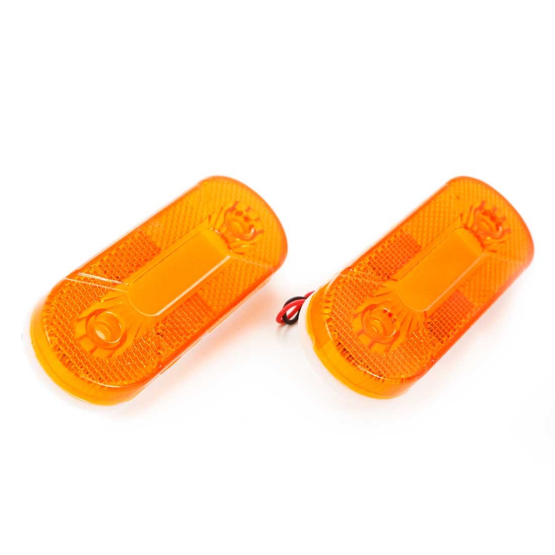 10X 2 Luci Di Posizione Laterali A LED 12/24V Luci Di Ingombro A LED Luci Laterali Del Rimorchio Luce Gialla Di Avvertimento Per Camion Camper Roulotte 86945863