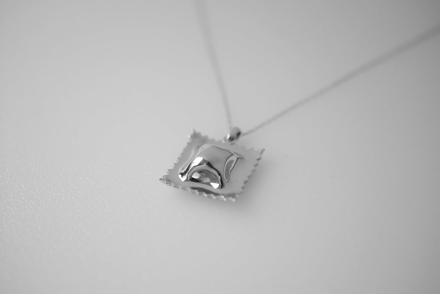 Delicacies Ravioli Pasta Necklace, Food Jewelry for Food Lovers, Chefs, Cooks and Epicureans, Al Dente Collection