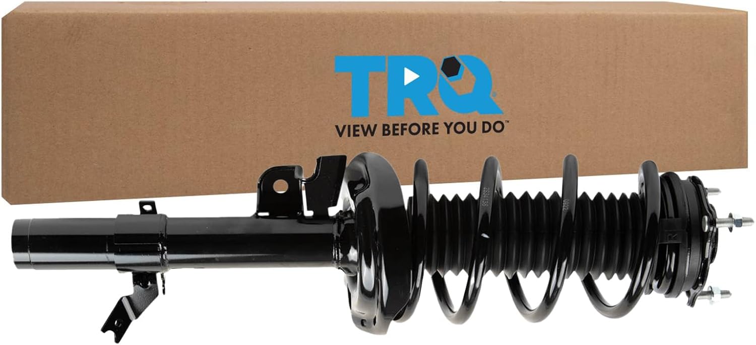 TRQ Front Right Strut and Spring Assembly Gas Charged Compatible with 2017-2020 Honda Ridgeline 2022 Ridgeline
