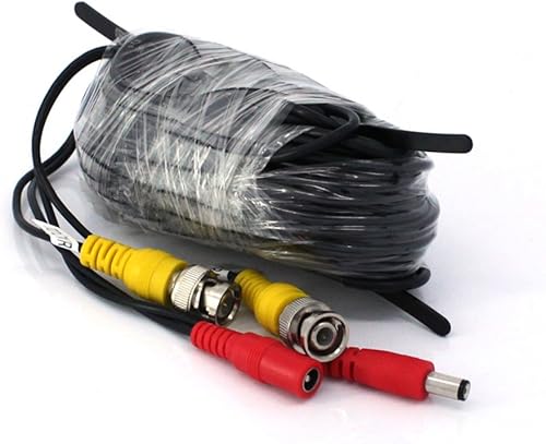 Zmodo Cable W-VP1018 60 pies AWG30 Pre-Siamés CCTV Video y cable de alimentación