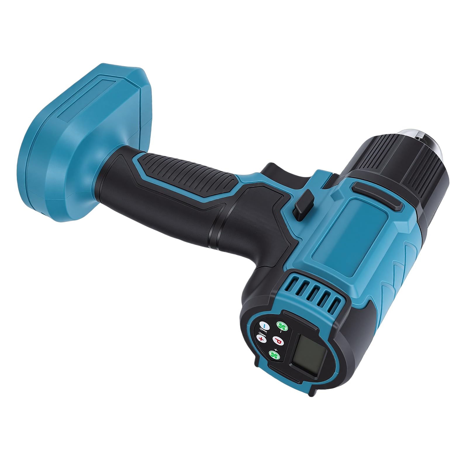 FTVOGUE Pistolet à Air Chaud sans Fil à Batterie Li Ion, Matériau ABS, Température Réglable de 60 à 540 °C, Parfait pour l'artisanat, le Décapage de Peinture, la Décongélation des Tuyaux
