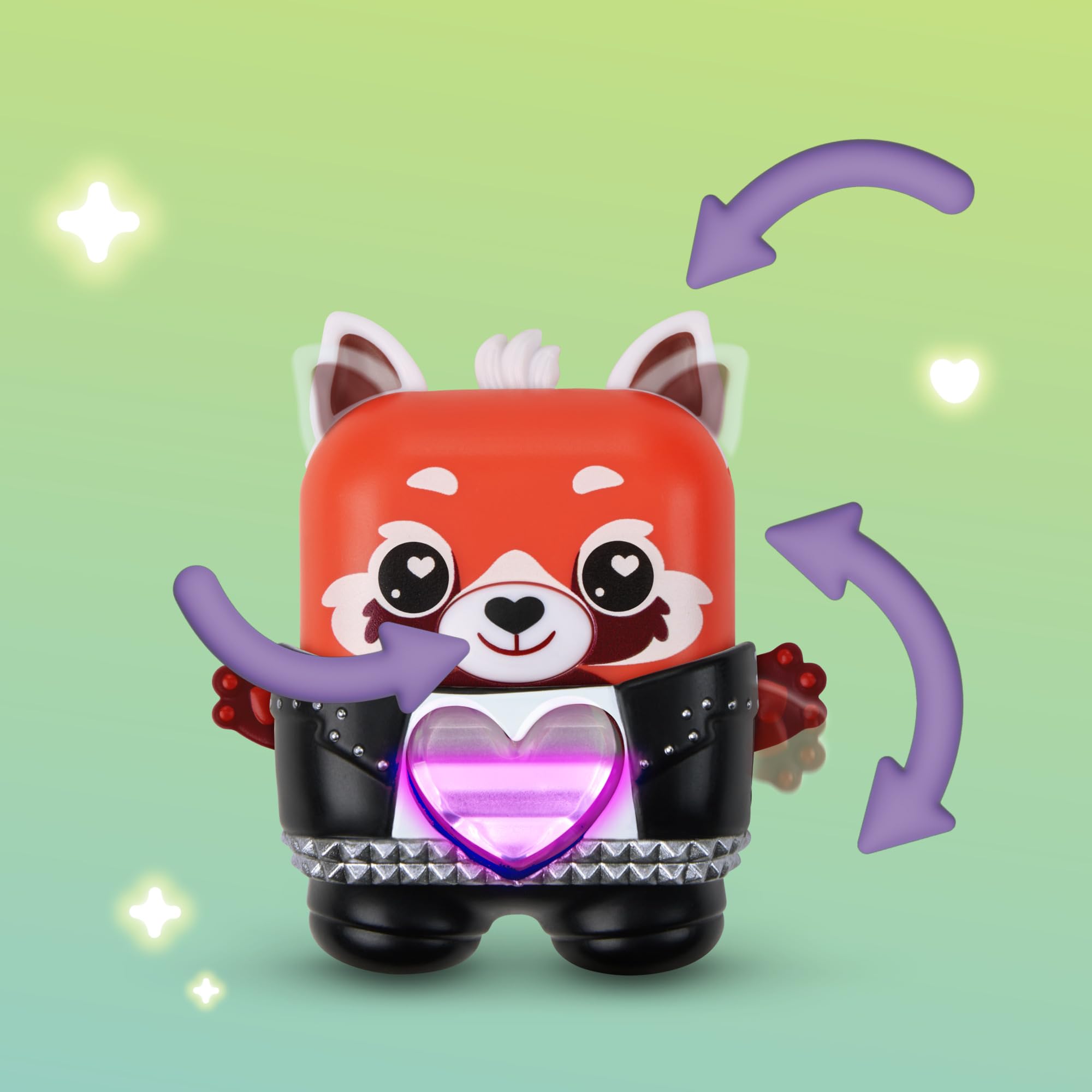 Hasbro Nano-mals Pamanda the Red Panda Electronic Fidget Pet, Rot, 6.9 cm (2.7 inches) tall - Image 3