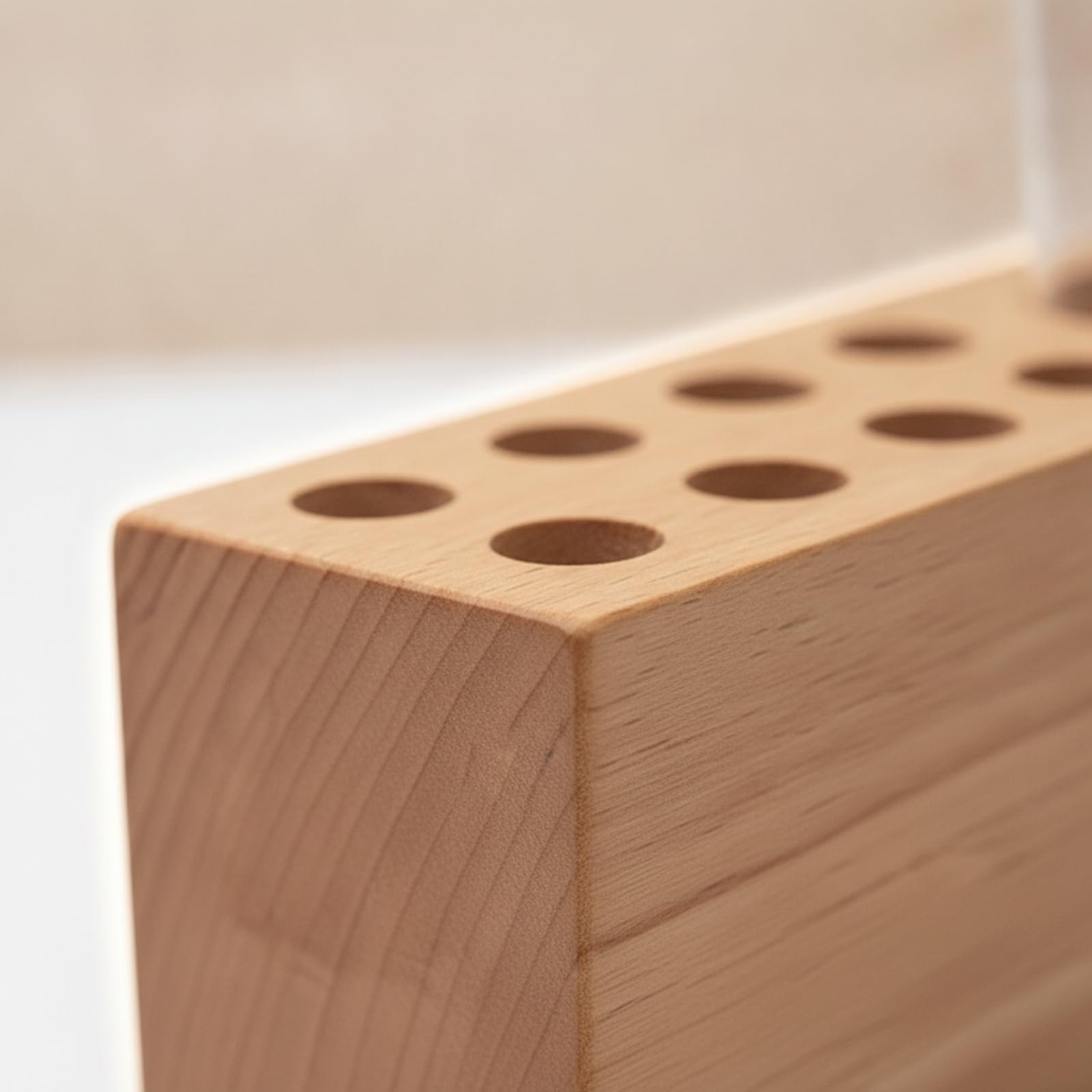 Minimalistisch Stiftebox | Stifthalt aus, Hölzn, für Empfangstheke, Studenten,