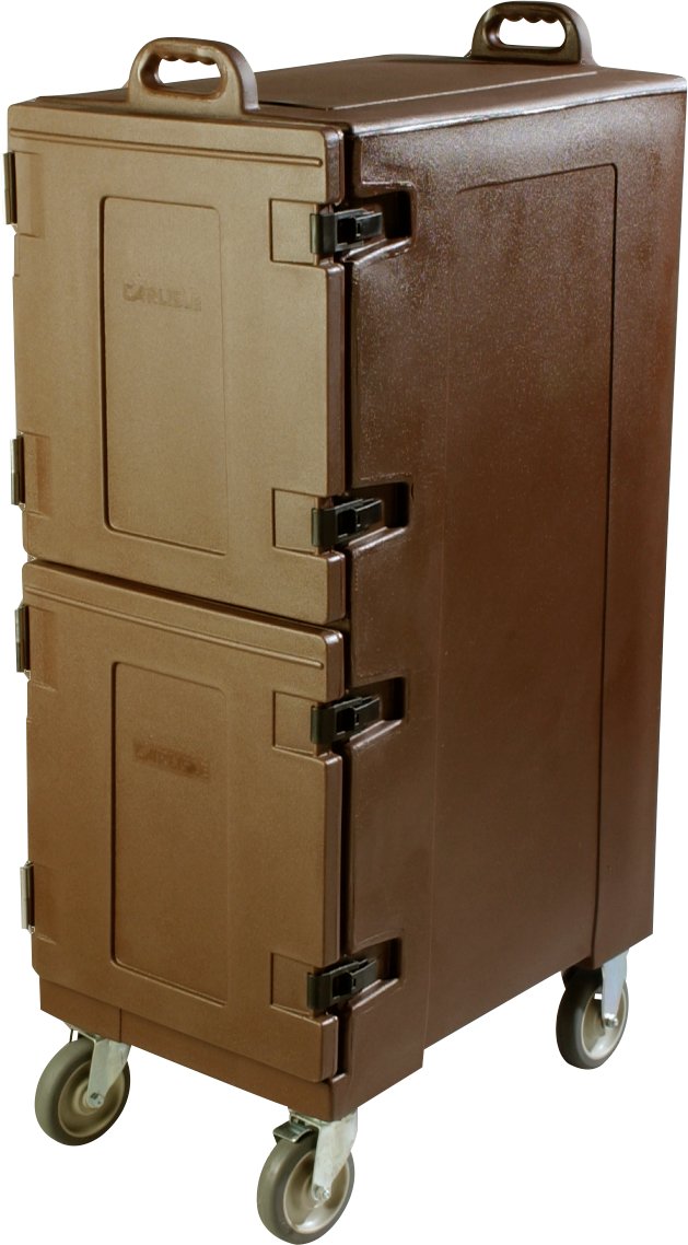 Carlisle FoodService Products Brown / 10 Pan Capacity / Modern Bus Tubs