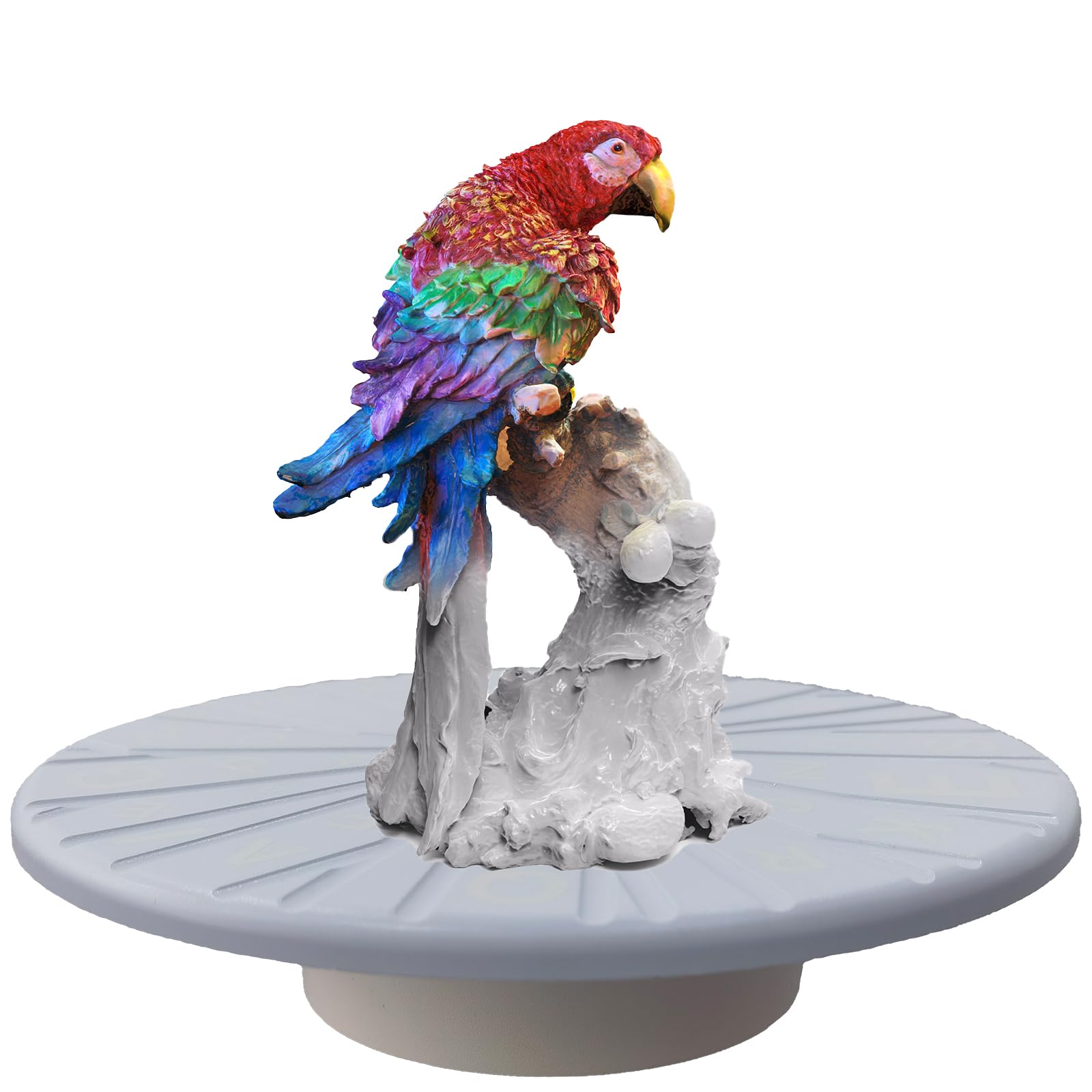 3DMakerpro Portable Turntable for All 3D Scanners - Turning Table with Marked Top Cover, Easy Scanning of Featureless and Small and Medium Objects, Constant Noiseless Rotation for More Stable Scanning