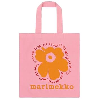 【新品】marimekko ウニッコ トートバッグ アイボリー×ピンク♡ Amazon | [マリメッコ] トートバッグ Vankka Unikko ウニッコ