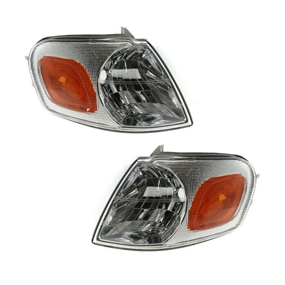 alxiang for Chevy for Venture 1997-2005,for Olds for Silhouette 1997-2004,for Pontiac for Montana 1999-2005 for Trans Sport 1997-1999 Corner Park Light Turn Signal Marker Lamp Assembly Set Pair