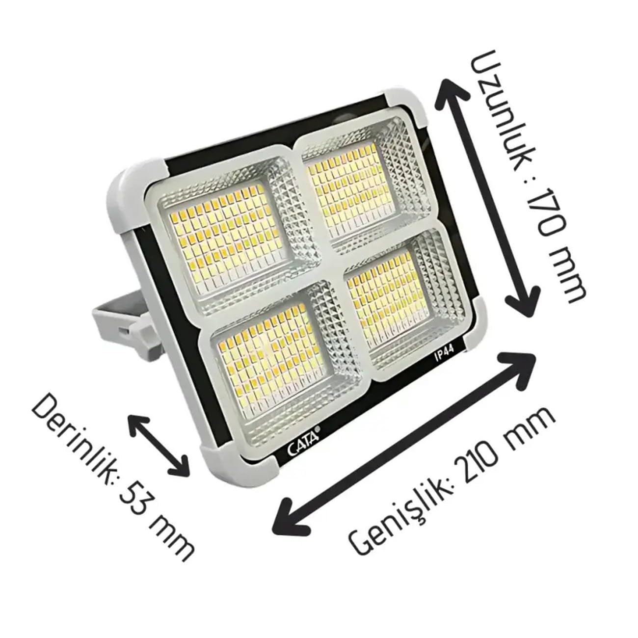 Cata Ct-4698 200 Watt Solar Led Projektör Taşınabilir
