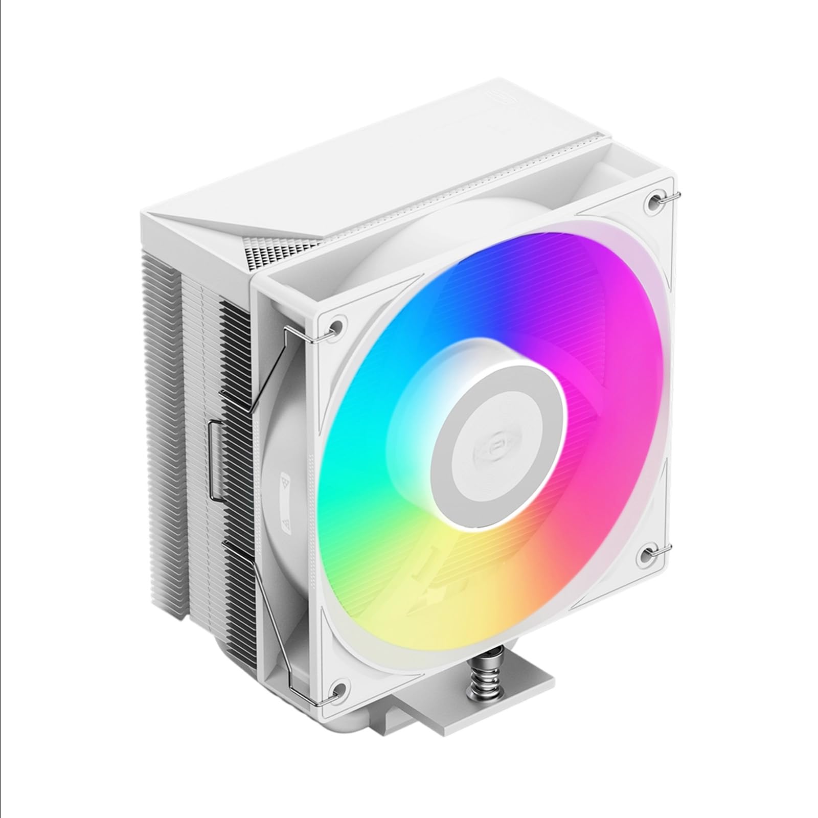 PCCOOLER Dissipatore d'aria per CPU, 5 x 6 mm, ventola ARGB da 73,3 CFM, compatibile con Intel LGA115X/1200/1700/1851 e AMD AM4/AM5 (RT500 TC ARGB WH)