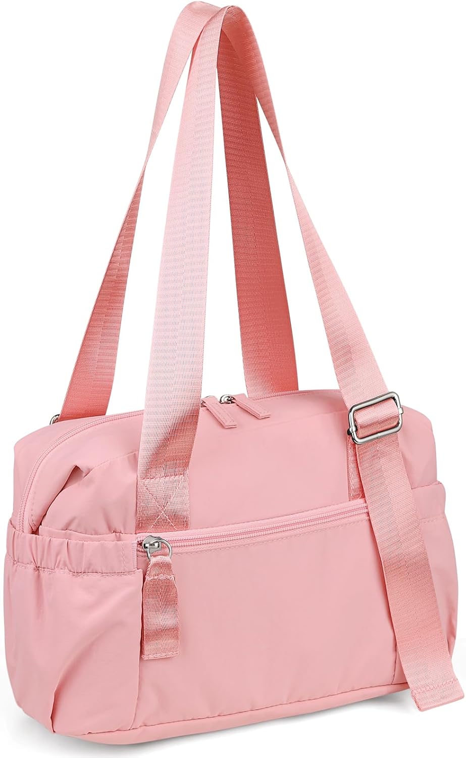 Vorspack Mini Gym Bag for Women - Small Duffle Bag Lightweight Duffel Bag with Wet Pocket Cute Sports Bag for Gym Dance Yoga - Pink