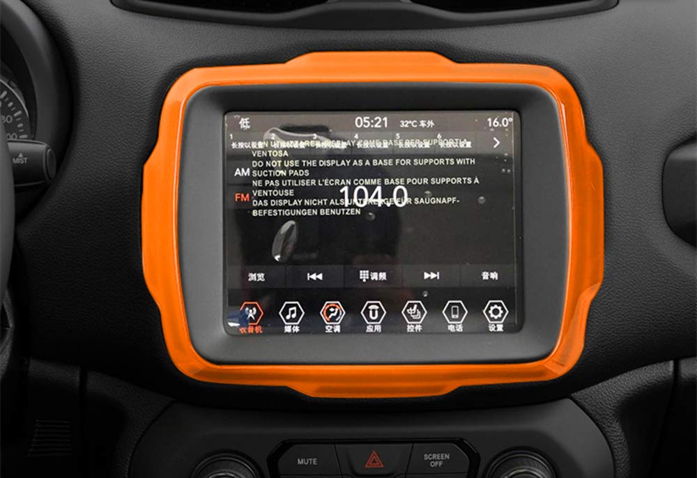 Amazon | ZTYCLI カーナビ インテリア パネル ジープ レネゲード（Jeep