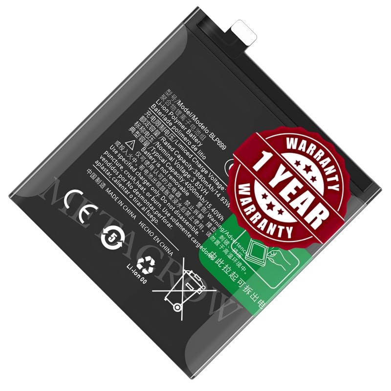 Image of Original BLP699 Battery Compatible for OnePlus 7 Pro (GM1910, GM1911, GM1913, GM1915, GM1917) - (4000mAh) - 1 Year Warranty JK10
