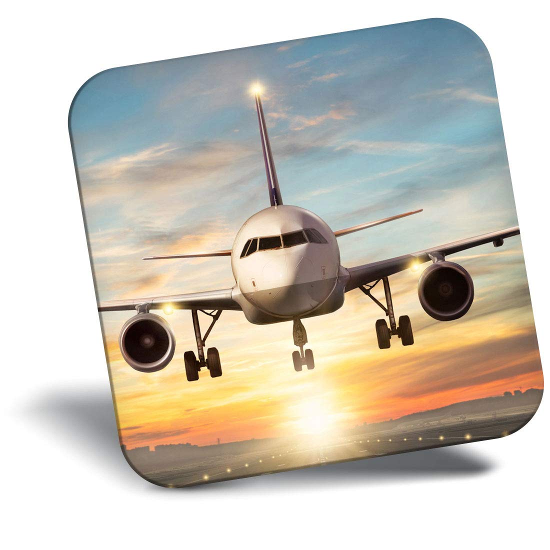 Destination Vinyl Ltd Fridge Magnet - Amazing Flying Plane Airplane Pilot 8561