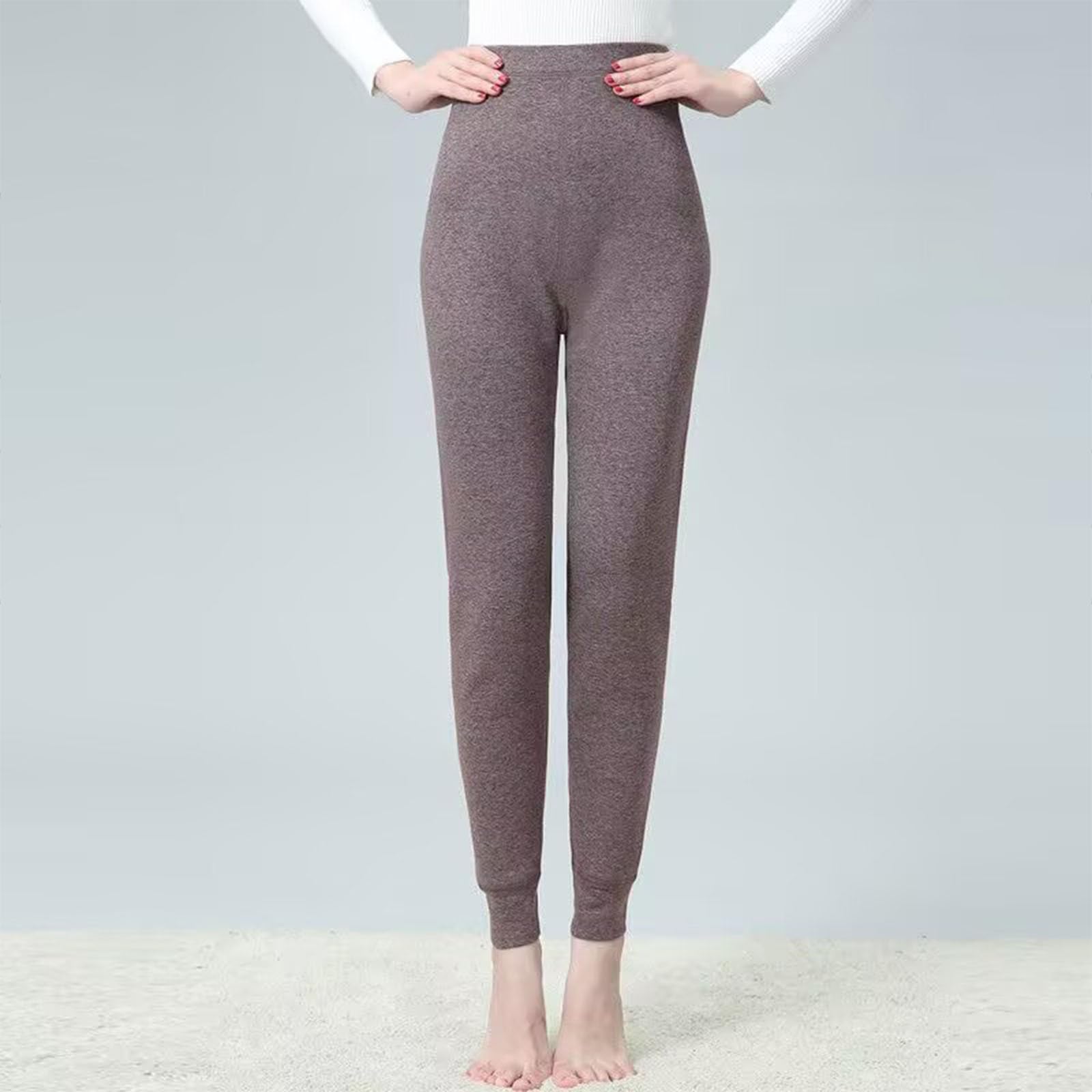 Conjunto De 2 Piezas Cárdigans Estampados For Mujer Suéter Punto Pantalones Y Parte Superior E Inferior Ropa Interior Térmica For Personas Mayores Capa Base Chaqueta Pijama