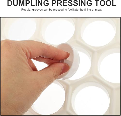 Miniatura 8 de UPKOCH Tortillas de harina, 1 juego de ravioles para hacer albóndigas, pelmeni, moldes para albóndigas, máquina de bolas de masa con cuchara de