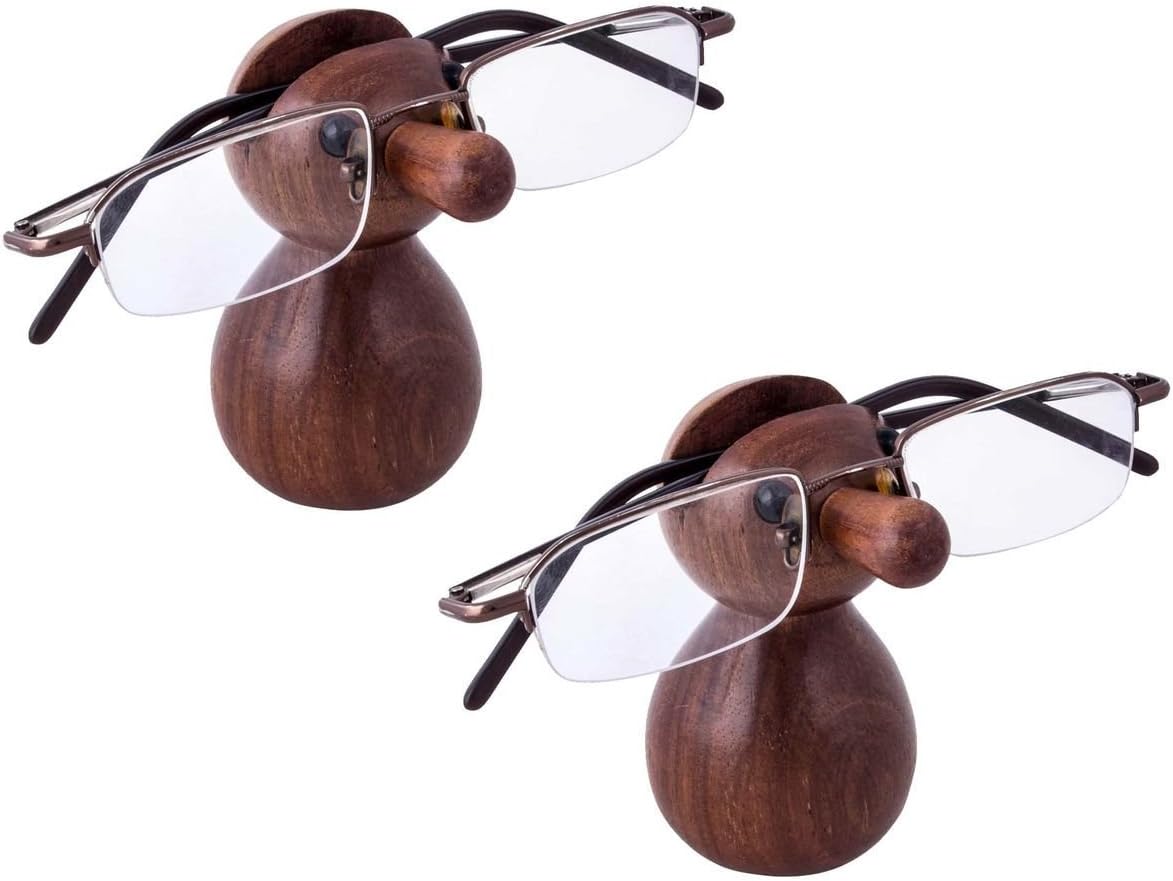 Craft Land Handmade Doll Shaped Spectacle/Specs/Eyeglass/Glass Holder/Stand - 2 pcs