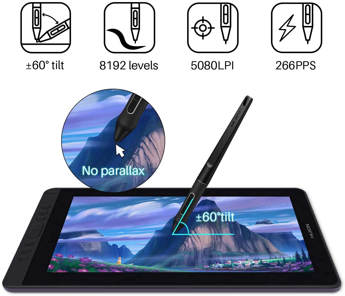 KAMVAS 13 Creative Pen Display 本体 Kamvas 13 Digital Drawing Pen Display for Beginners. | Huion