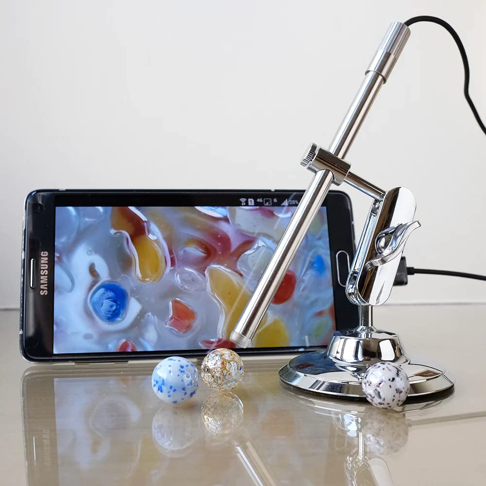 Borescopes/endoscopes Teslong MS100 PORTABLE USB MICROSCOPE,2 IN 1 INTERFACE RECORD VIDEOS & TAKE PHOTOS 8 LED LIGHTS 10X - 200X（TSMS100）
