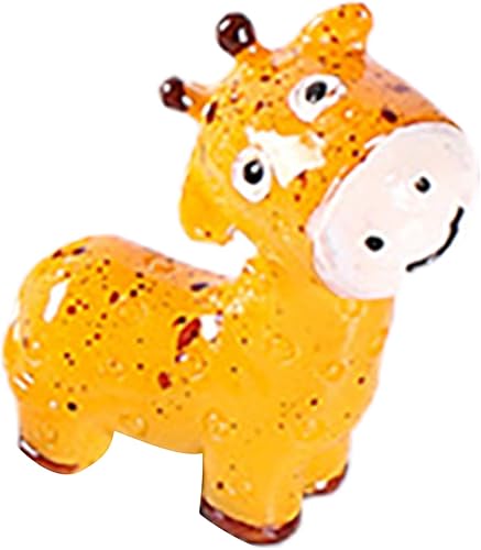 Estatua en miniatura multiusos ligera simulada ciervo vaca animal jardín escultura para patio ciervo