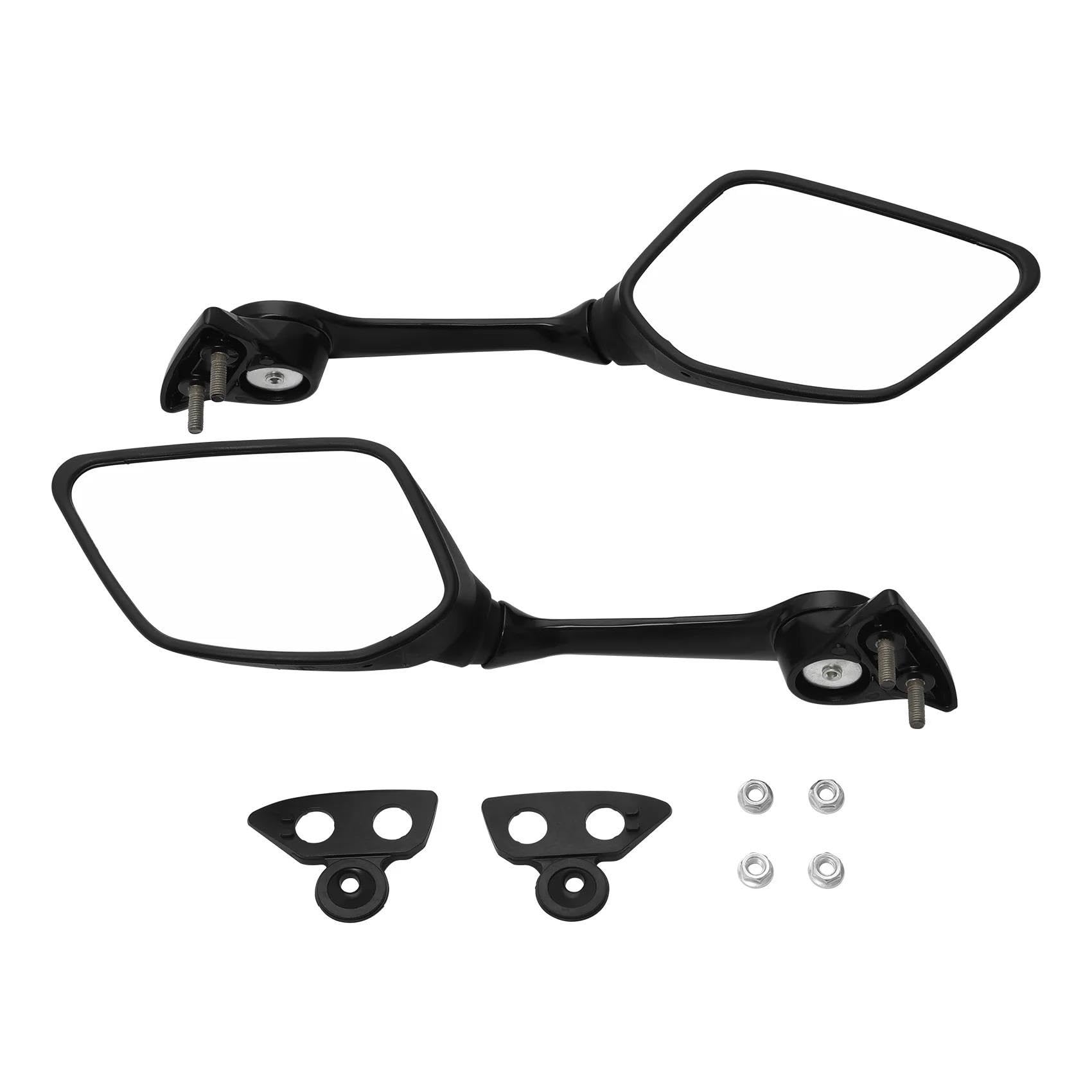 Rétroviseurs moto YZF-R7 finition noire haut de gamme paire