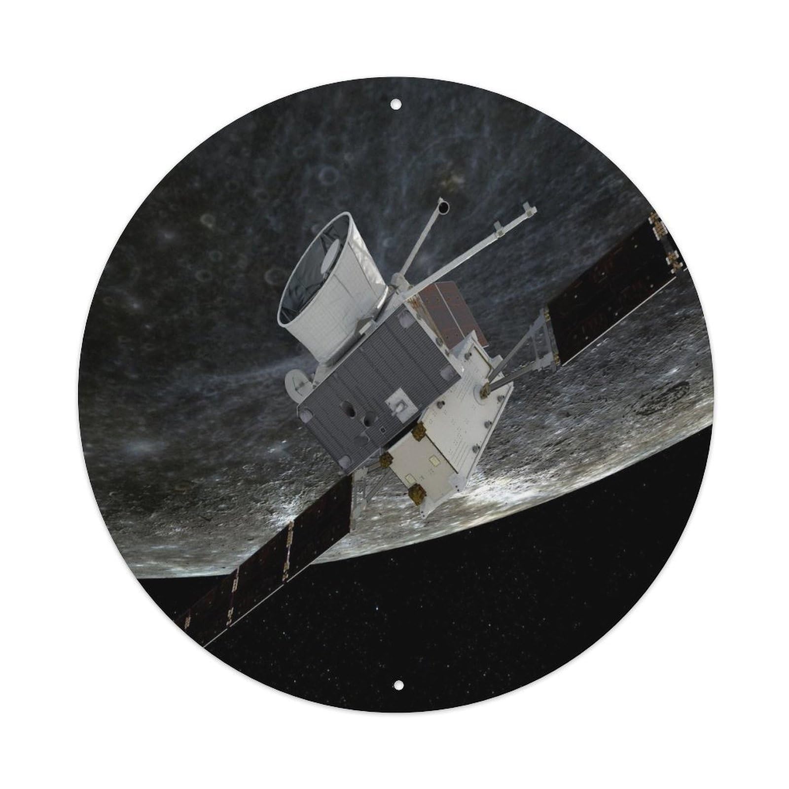 Astronomy Cosmos Space Mercury Probe Exploration Metal Tin Sign