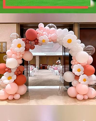 120Pcs Peach Balloons 5 Inch Balloon Garland Kits For Theme Party Decors, Little Cute Baby Shower Kid's Birthday Party Halloween Balloons Thanksgiving Day Supplies Balloon Arch As Wedding Valentine #TOP4