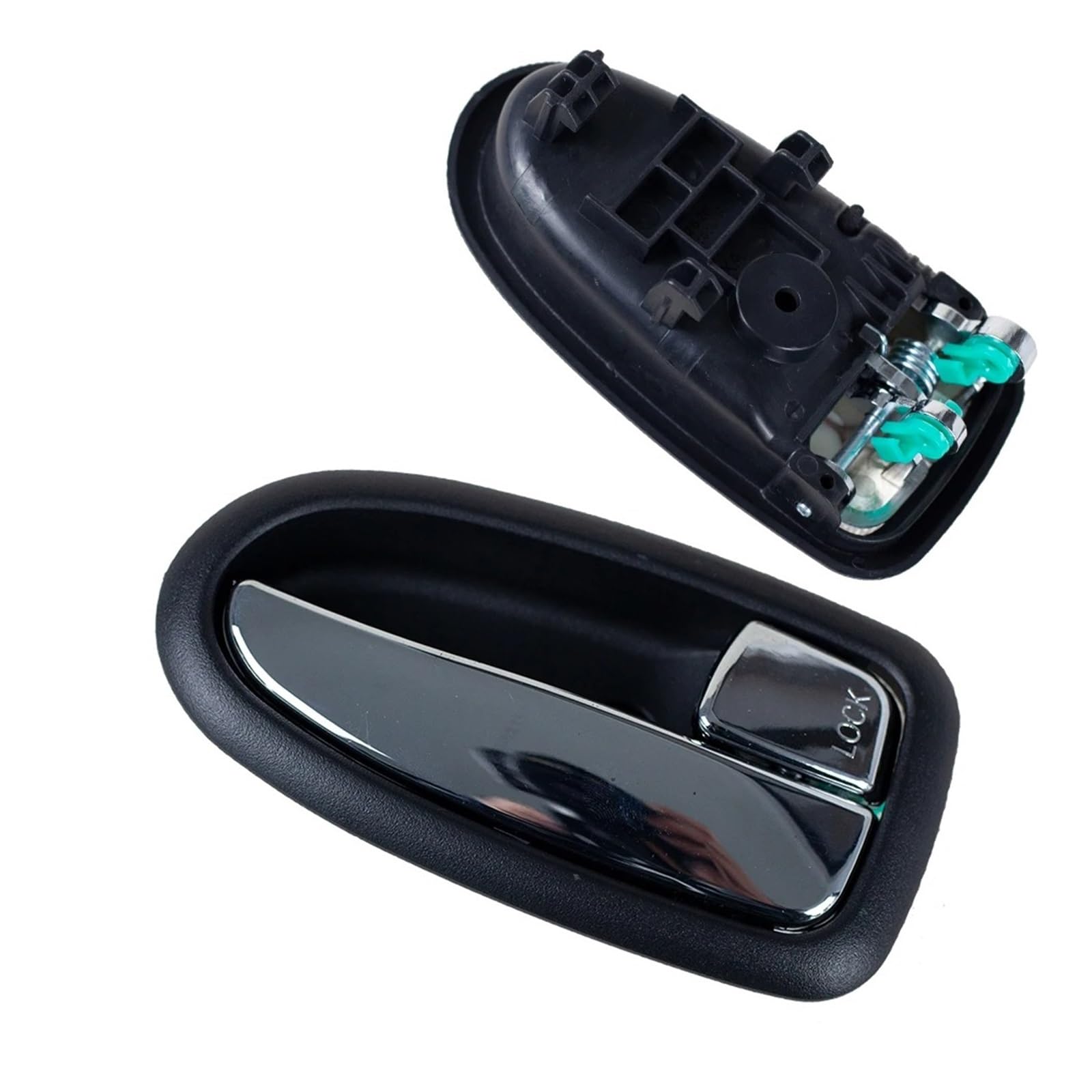 Wjwftcmk 1 Pcs Chrome Right Car Inner Door Handle Left Right 82610-17000 82620-17000 For Hyundai For Matrix For Lavita 2001-2010 Left Handle(1 Pcs Chrome Right)