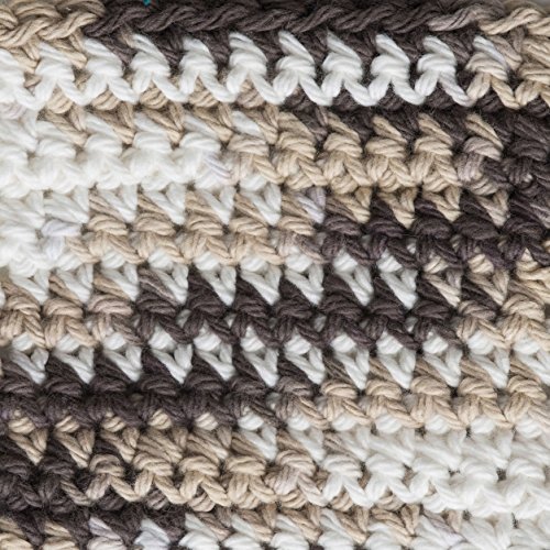 Image of Lily Sugar'n Cream Cotton Cone Yarn, 14 oz, Chocolate Ombre, 1 Cone
