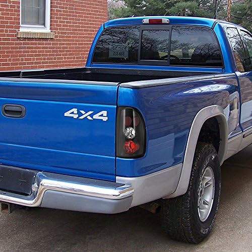 Spec-D Tuning LT-DAK97JM-TM Dodge Dakota R/T Pickup Truck Black Tail Lights