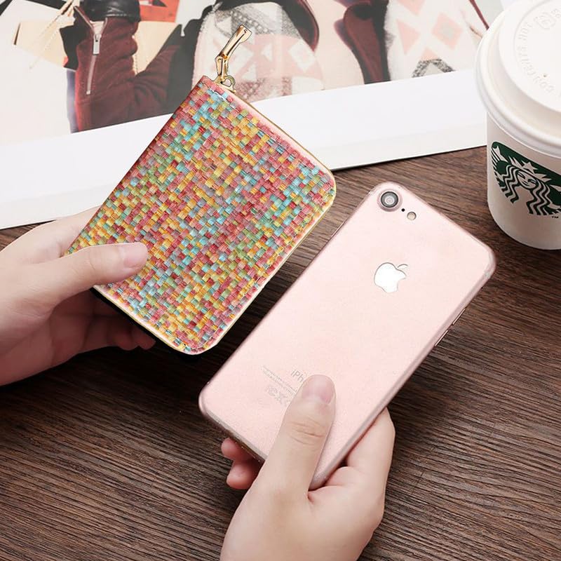 Image of Kraptick Wallet for Unisex - The Ultimate Stylish and Compact Credit, Debit, ATM Card Holder Organizer for Your Cards (Mixed Colors) (DMFP538)