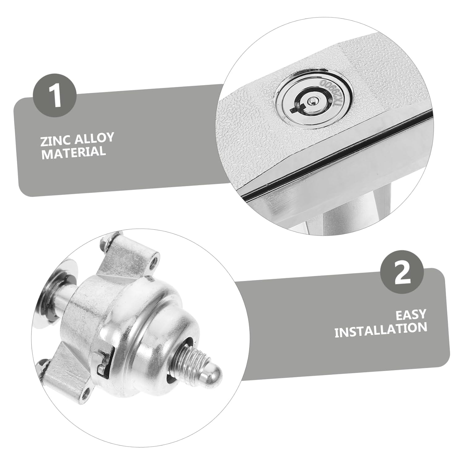 LIFKOME Vending Machine Security Lock t Handle Lock Zinc Alloy Prevent Theft Vandalism