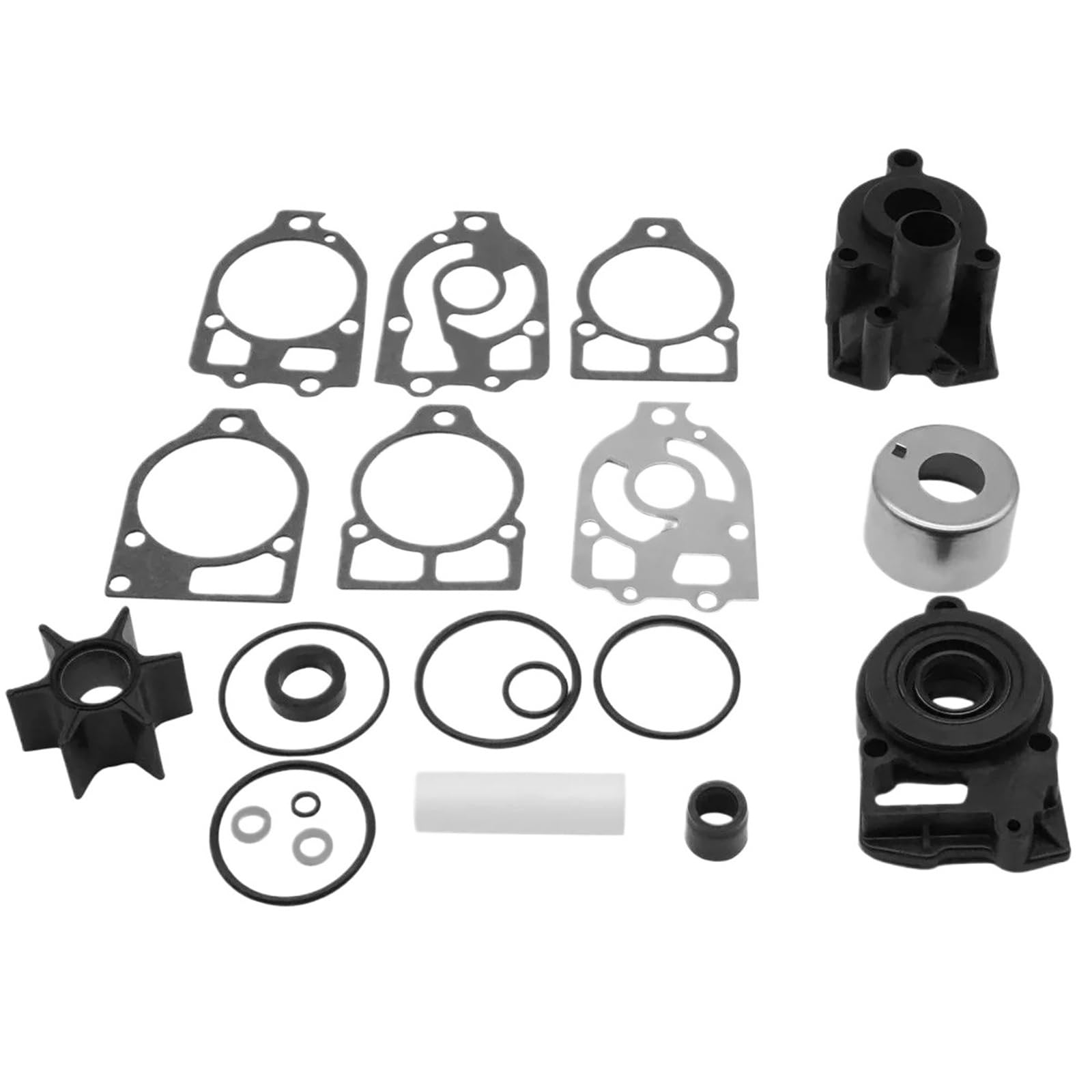 46-96148A8 Kit di riparazione girante pompa acqua con alloggiamento/base for motore fuoribordo Mercury V6 150-225 HP 46-42579A4 46-44292A3