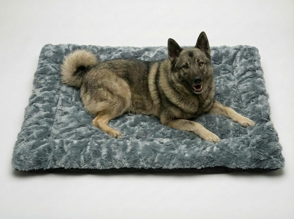 MH Home Dog Bed With Removeable Washable Cover, Pet Cat Beds Cushion Mattress, Soft Warm Dog Mat Pad For Dogs (Extra Large 80 x 120 cm, Wyatt) — image 1