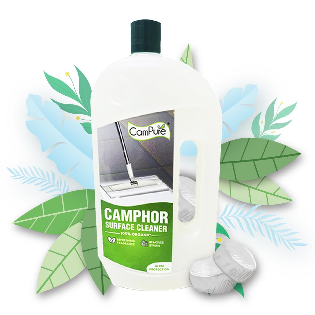 CamPure Camphor Surface and Floor Cleaner (1 L) - 100% Organic | Eliminates Germs | Removes Stains | Calming Fragrance | Safe For Pets, Children & Pregnant Woman. (B0C6MNQCRV) Amazon Price History, Amazon Price Tracker