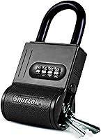 Vista 1 de ShurLok SL-100W candado a combinación de cuatro dígitos azul, SL-200W