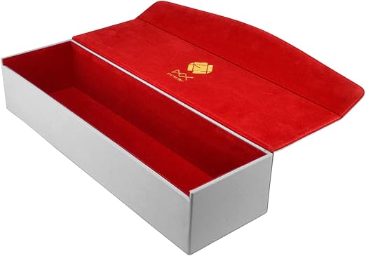 Dex Protection Supreme One Row Deck Box | 1,000 Card Capacity | Suede Lined Interior | Wood Exterior
