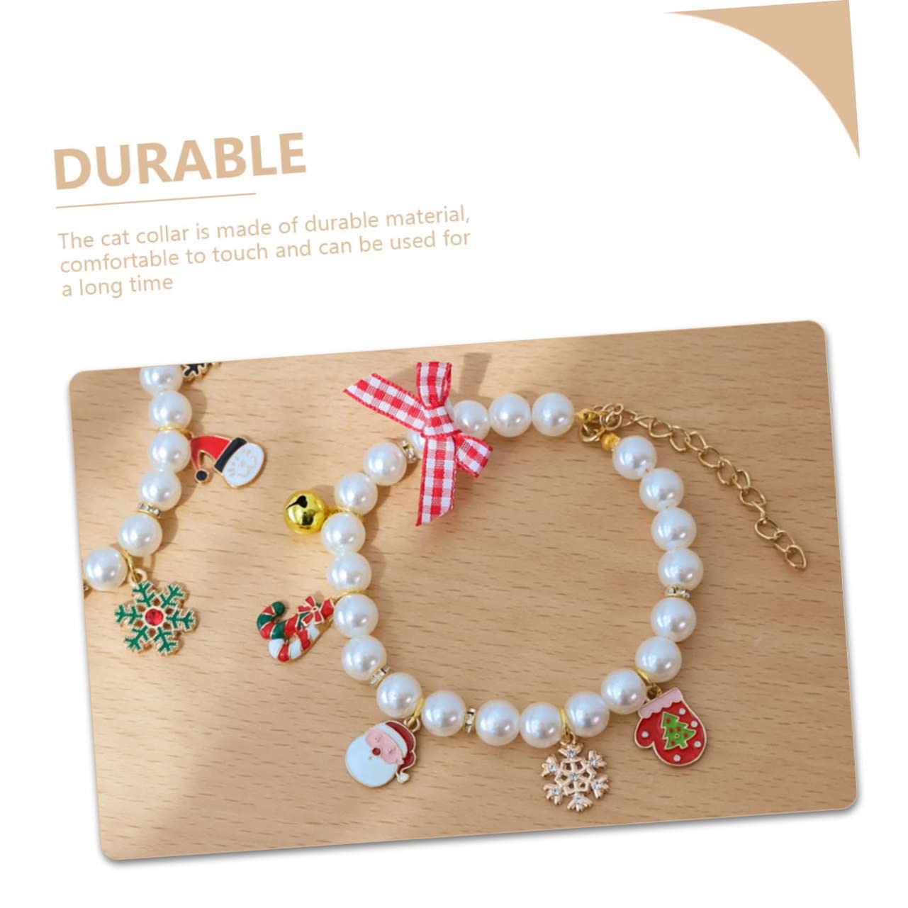 HANABASS 5stücke Katzenhalsband Mit Glöckchen Dekoratives Hundehalsband Für Süße Weihnachtsaccessoire Rosa Stilvolles Haustierzubehör