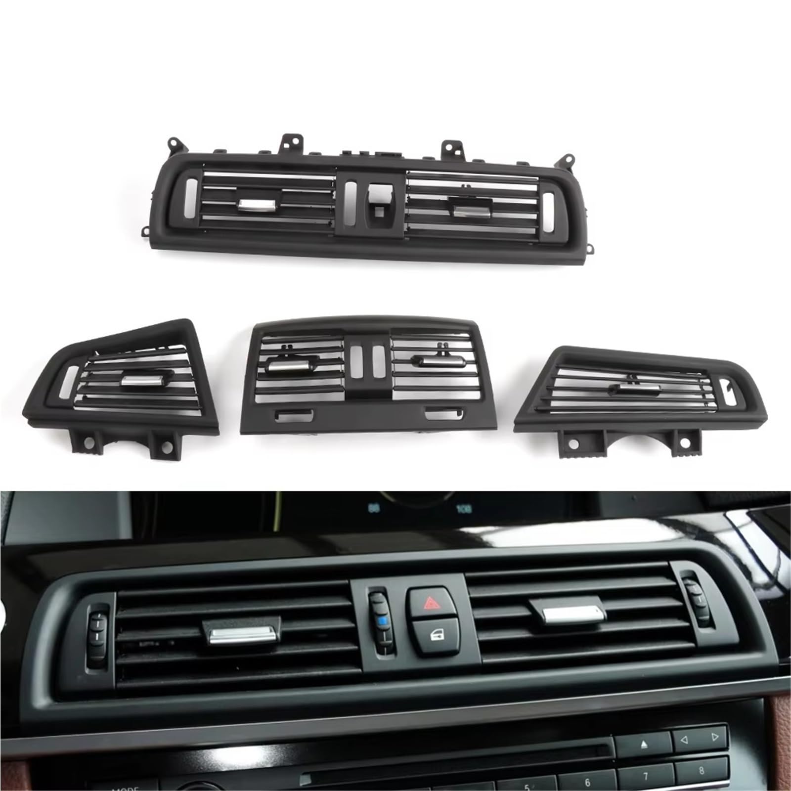 Kompatibel Mit Für F11 2010 2011 2012 2013 2014 2015 2016 2017 Klimaanlage Für Vorne, Hinten Und Die Seiten OEM: 64229166889(Rear Model C)