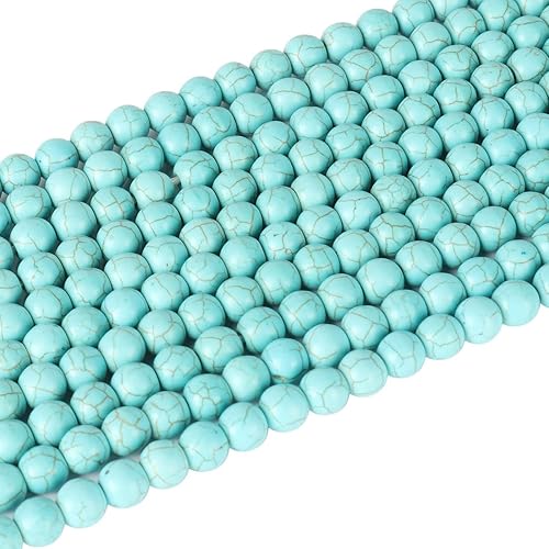 GEMHUB Cuentas redondas sueltas de piedras preciosas naturales de 0.315 pulgadas para la fabricación de joyas, cuentas curativas de cristal para