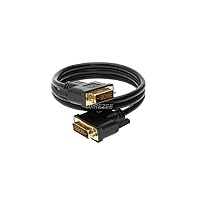Vista 2 de Cable DVI-D de doble enlace DVI a DVI macho cable 24+1 pin 3 pies 6 pies 10 pies 15 pies 25 pies (3 pies)