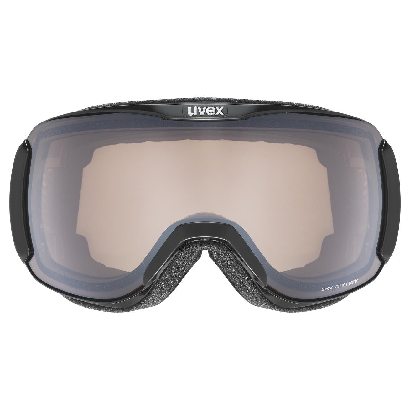 uvex downhill 2100 V, Gogle narciarskie unisex-dorosły, black, one size