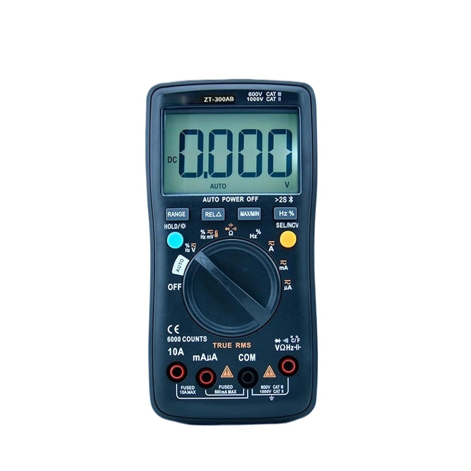 Digital Multimeter Technology Ammeter Auto Rang Intelligent Analog Voltmeter Capacitor Tester DIY Tool