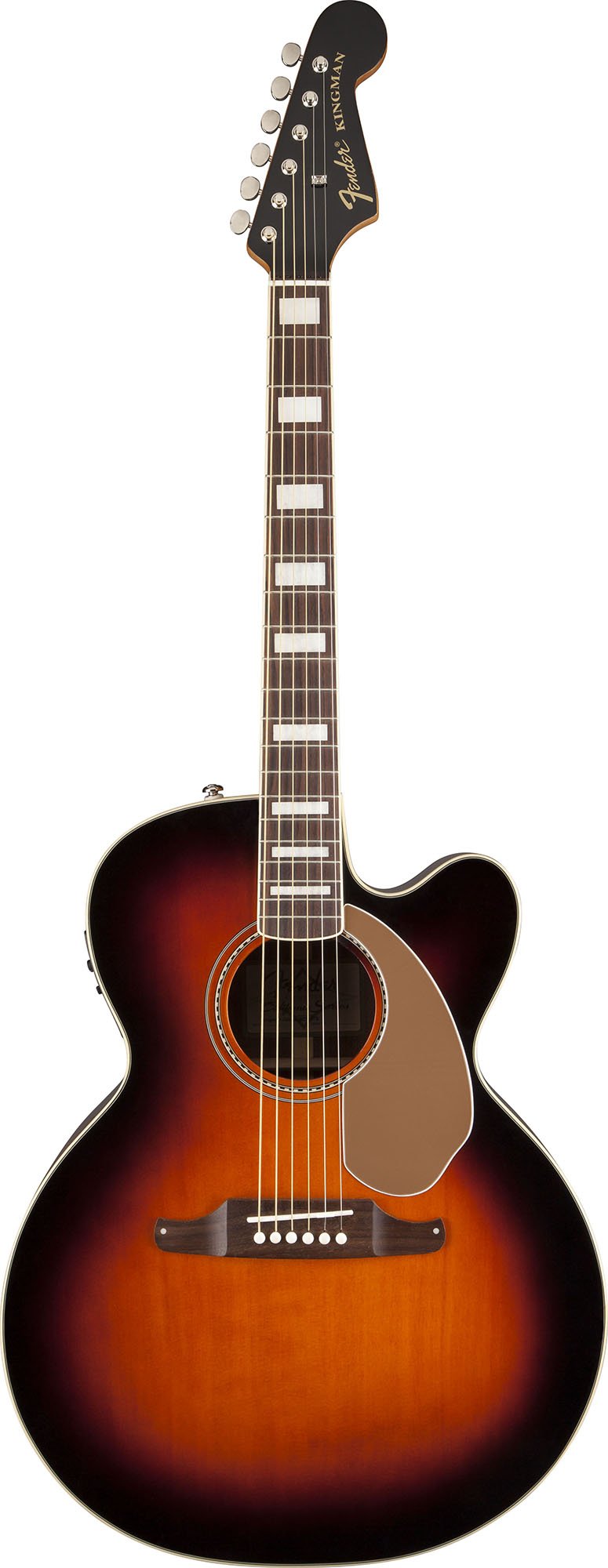 Fender Kingman SCE Jumbo, 3TS Acoustic-Electric Guitar : Amazon