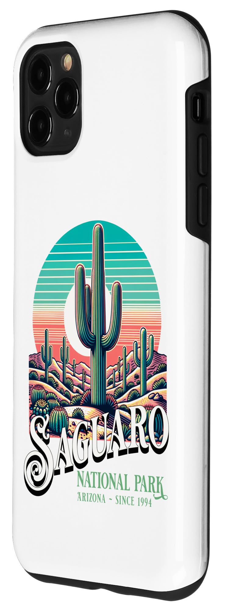 iPhone 11 Pro Max Cute Saguaro National Park AZ Arizona Cactus Case - Image 2